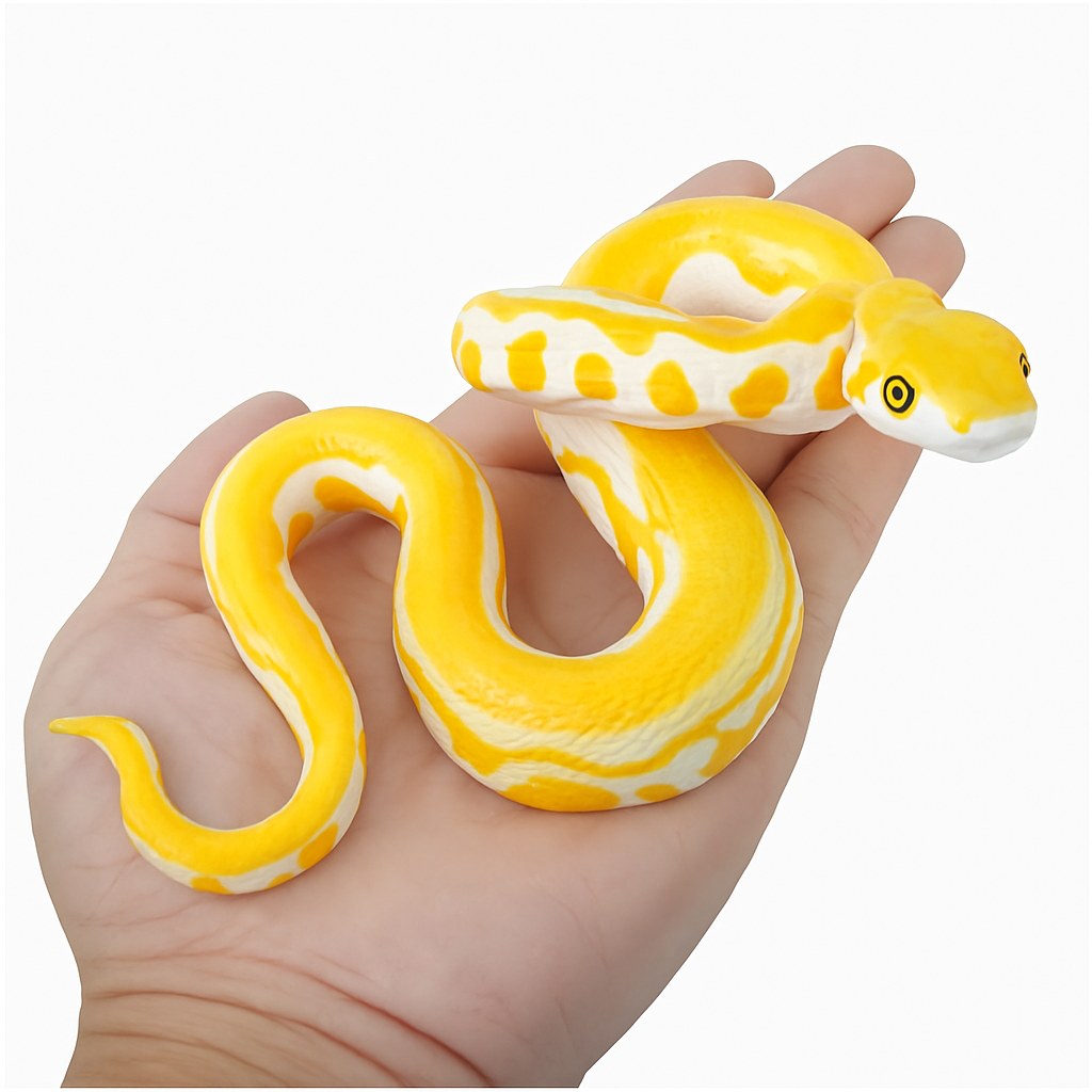 Grand serpent en caoutchouc Réaliste