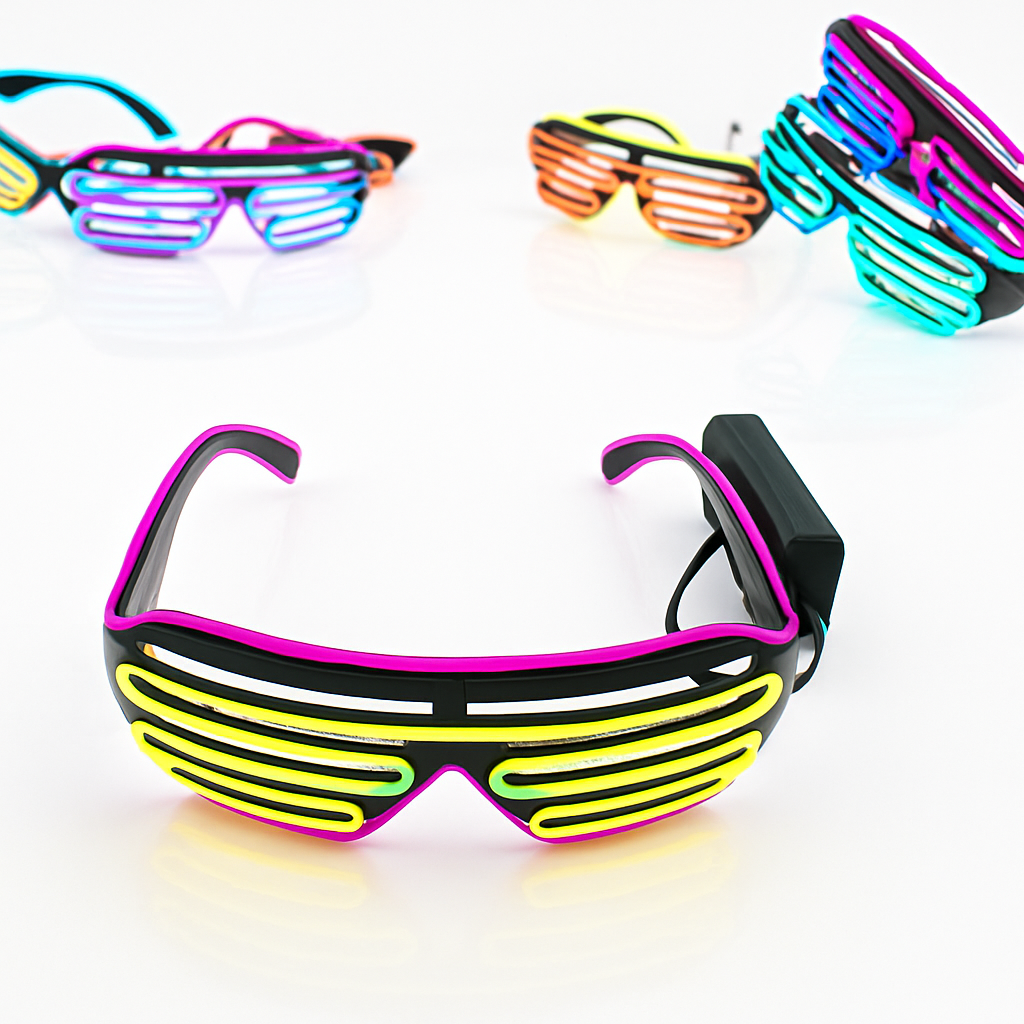 Lunettes lumineuses LED