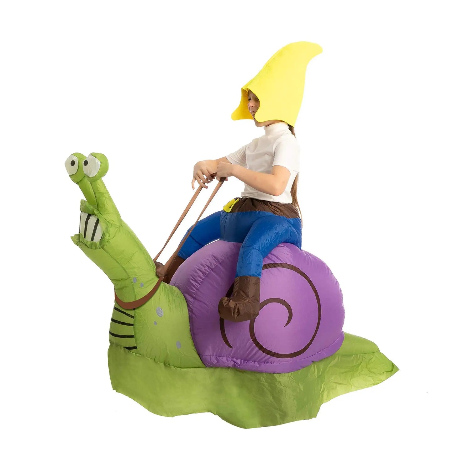 Costume gonflable d'escargot amusant pour Halloween