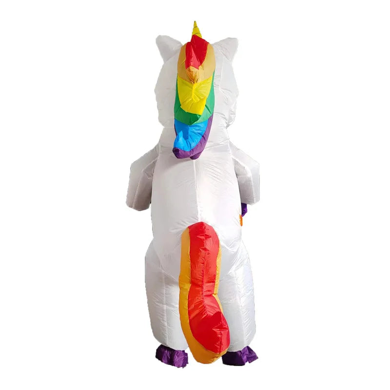 Costume gonflable de licorne