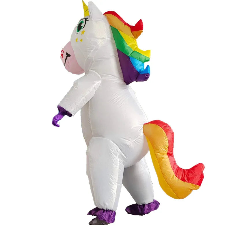 Costume gonflable de licorne