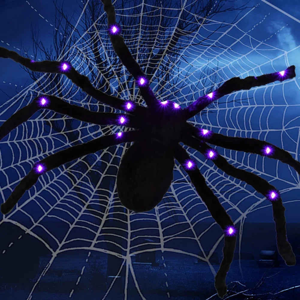 Grande araignée lumineuse