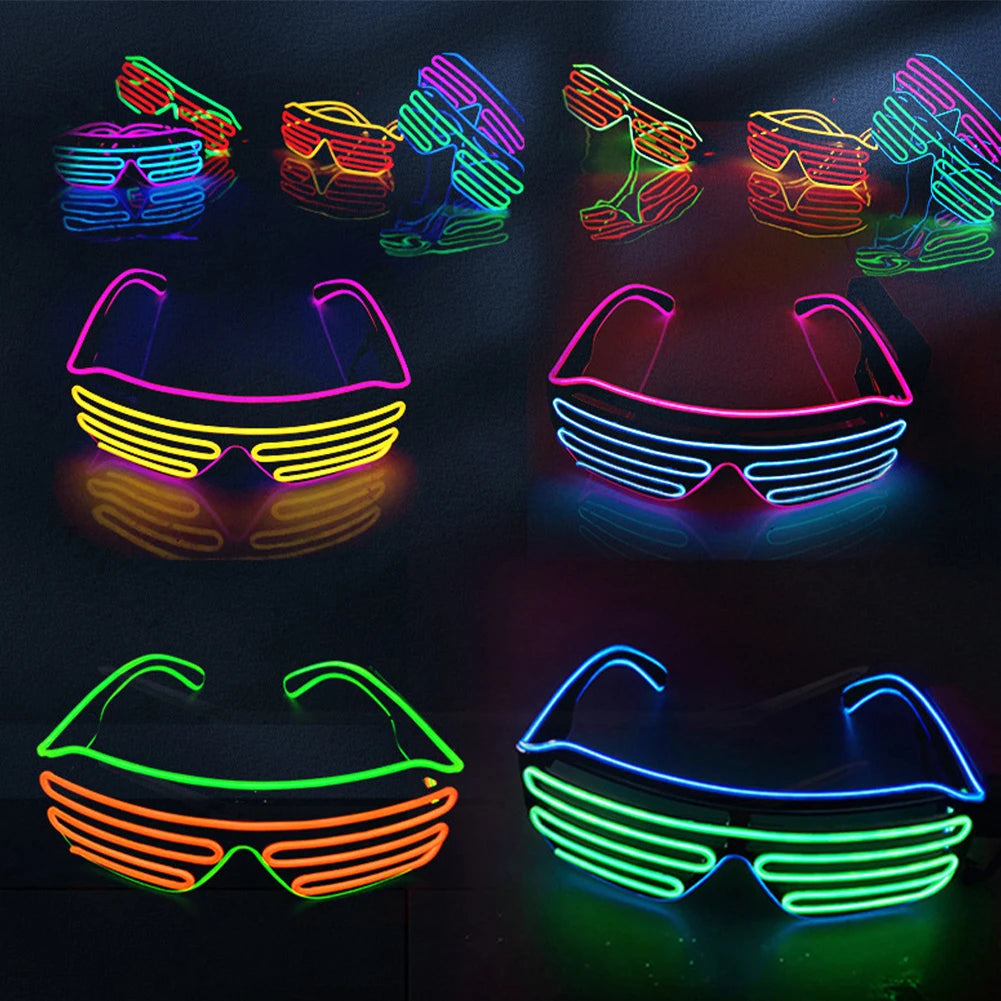 Lunettes lumineuses LED