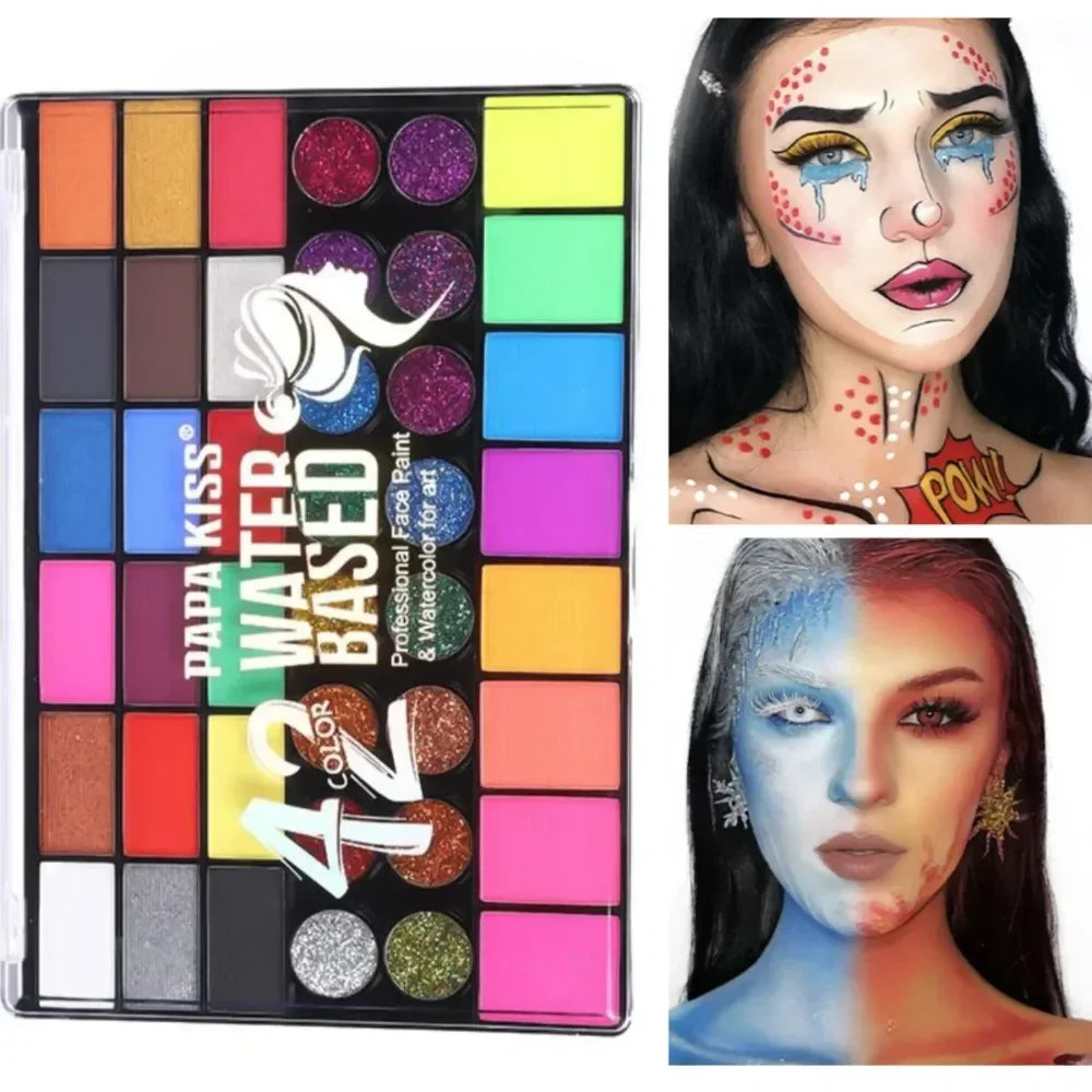 Maquillage visage facile à nettoyer multicolore
