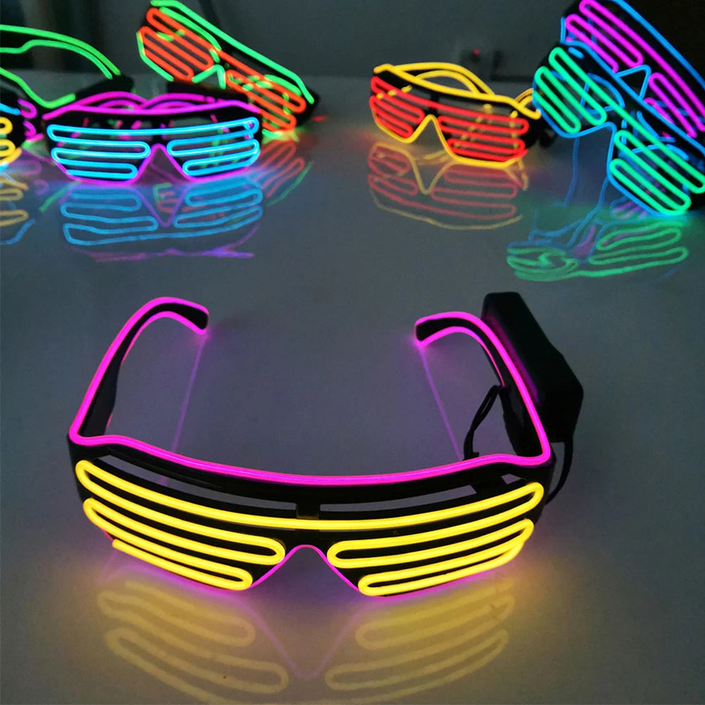 Lunettes lumineuses LED
