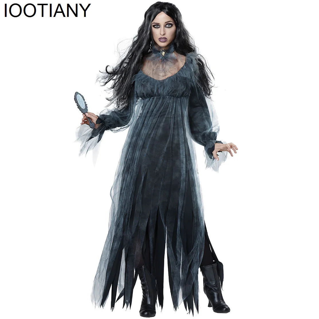 Costume Sorcière Femmes Effrayant Zombie Vampire Halloween