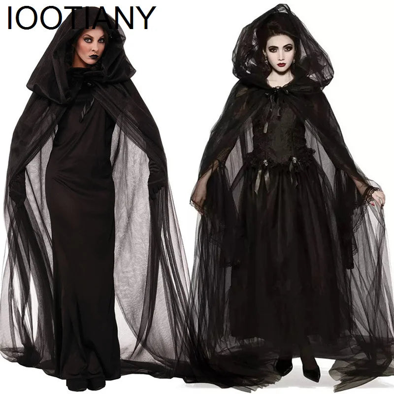 Costume Sorcière Femmes Effrayant Zombie Vampire Halloween